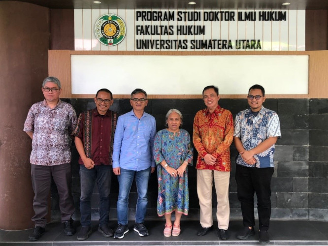 Ketua KPPU Kunjungi Pakar Hukum Persaingan USU, Diskusikan Program Penyuluh Kemitraan